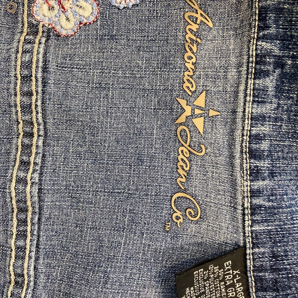 Embroidered Denim Jacket - Picture 8 of 10
